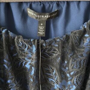 NWT White House Black Market Lace Top